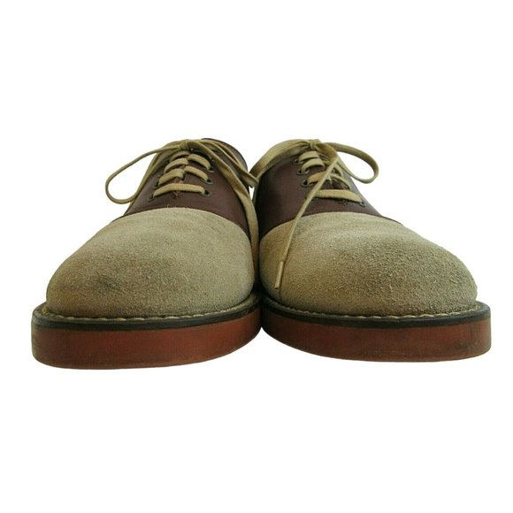 Tommy Hilfiger Men's Vintage Brown Suede Leather Oxford Shoe Size 11 M - Picture 4 of 8